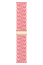 Apple Watch Uyumlu Manyetik Tokalı Örgü Loop Kordon Porcelain Rose bikordon