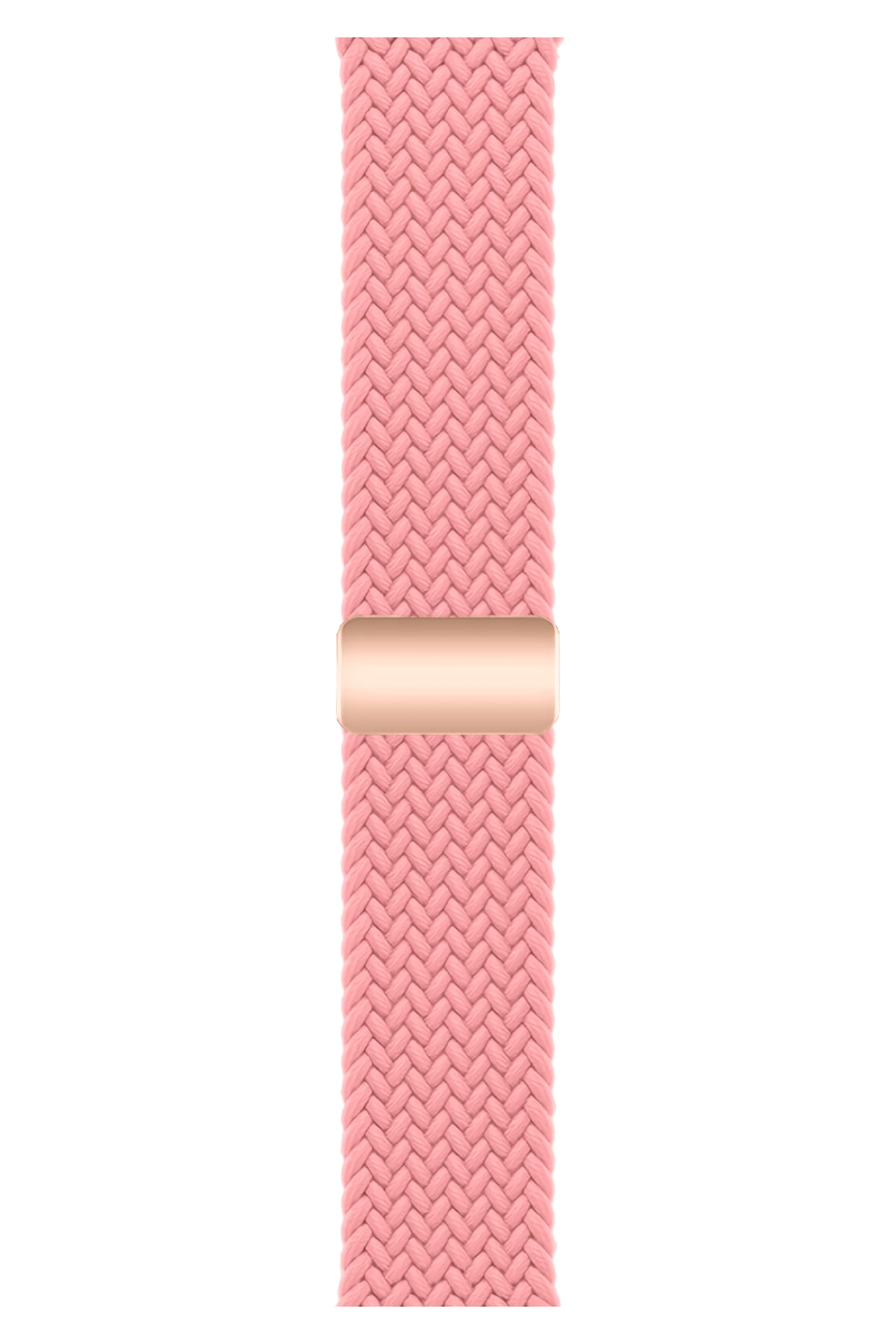 Apple Watch Uyumlu Manyetik Tokalı Örgü Loop Kordon Porcelain Rose bikordon