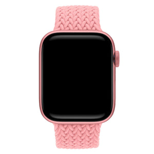 Apple Watch Uyumlu Manyetik Tokalı Örgü Loop Kordon Porcelain Rose bikordon