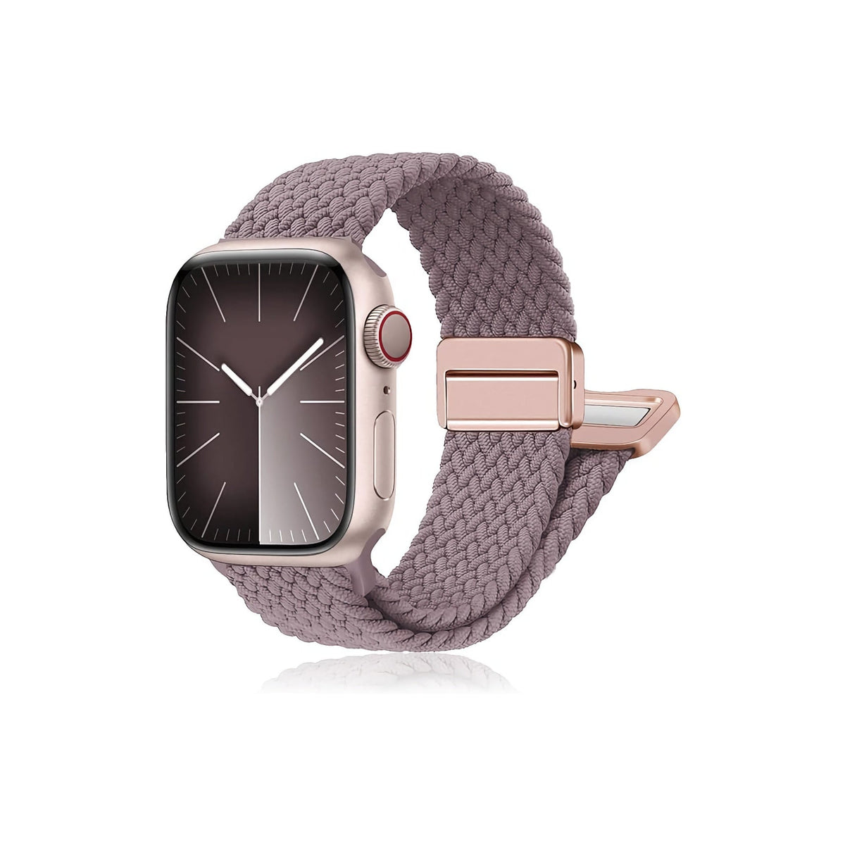 Apple Watch Uyumlu Manyetik Tokalı Örgü Loop Kordon Sanguine bikordon