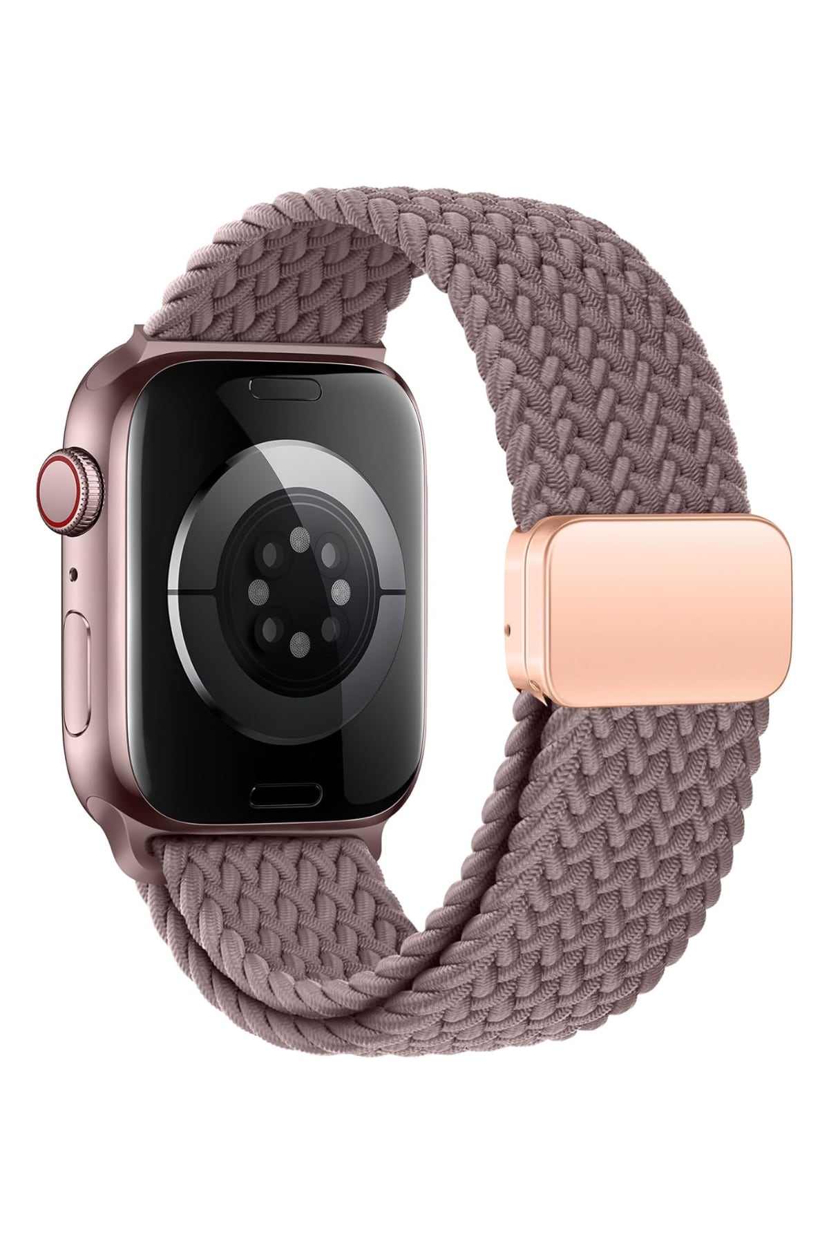 Apple Watch Uyumlu Manyetik Tokalı Örgü Loop Kordon Sanguine bikordon