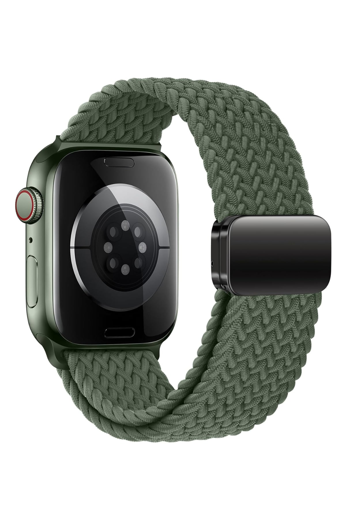 Apple Watch Uyumlu Manyetik Tokalı Örgü Loop Kordon Tundra bikordon