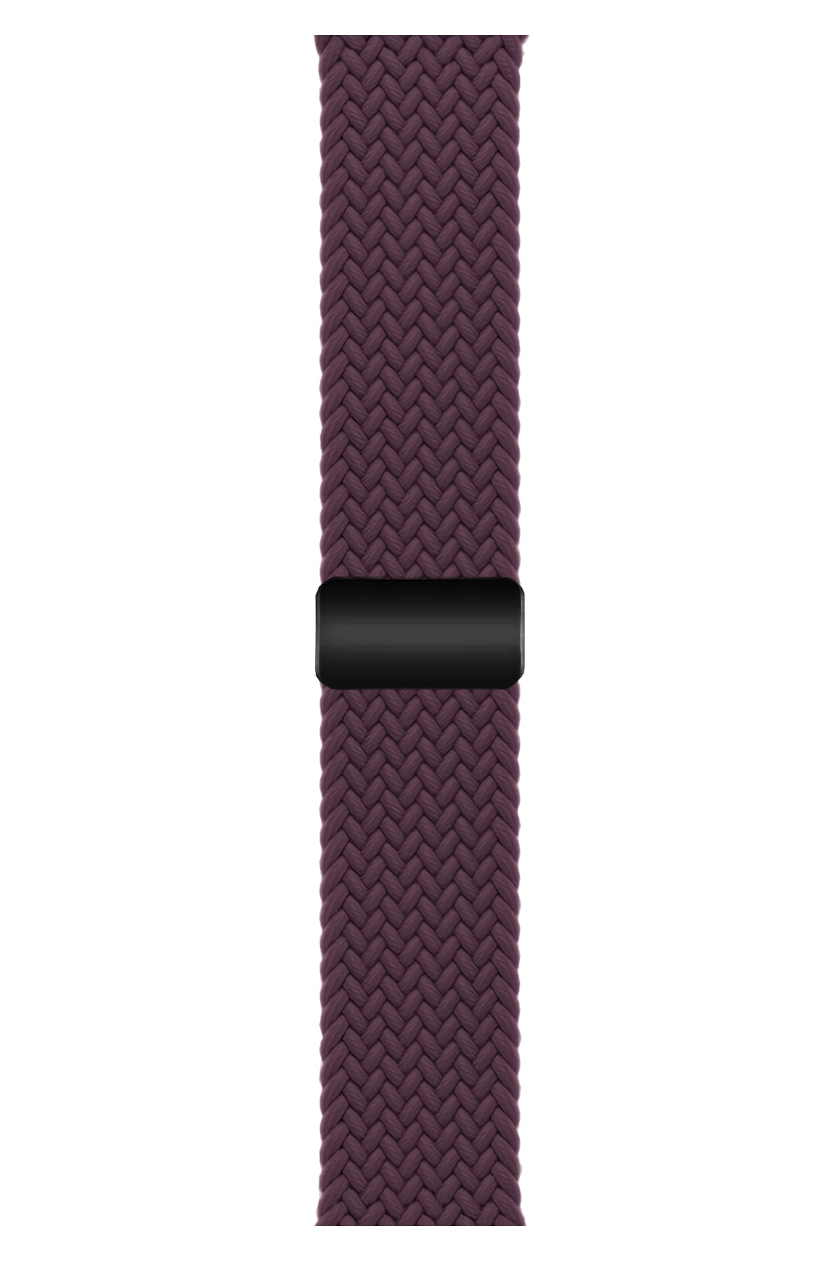 Apple Watch Uyumlu Manyetik Tokalı Örgü Loop Kordon Velvet Cabernet bikordon