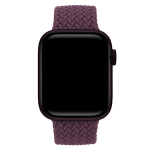 Apple Watch Uyumlu Manyetik Tokalı Örgü Loop Kordon Velvet Cabernet bikordon