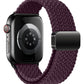 Apple Watch Uyumlu Manyetik Tokalı Örgü Loop Kordon Velvet Cabernet bikordon