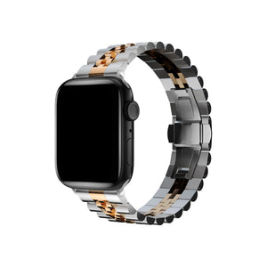 Apple Watch Uyumlu Olexi Çelik Loop Kordon Rosie  bikordon