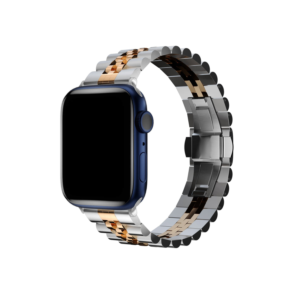 Apple Watch Uyumlu Olexi Çelik Loop Kordon Rosie  bikordon