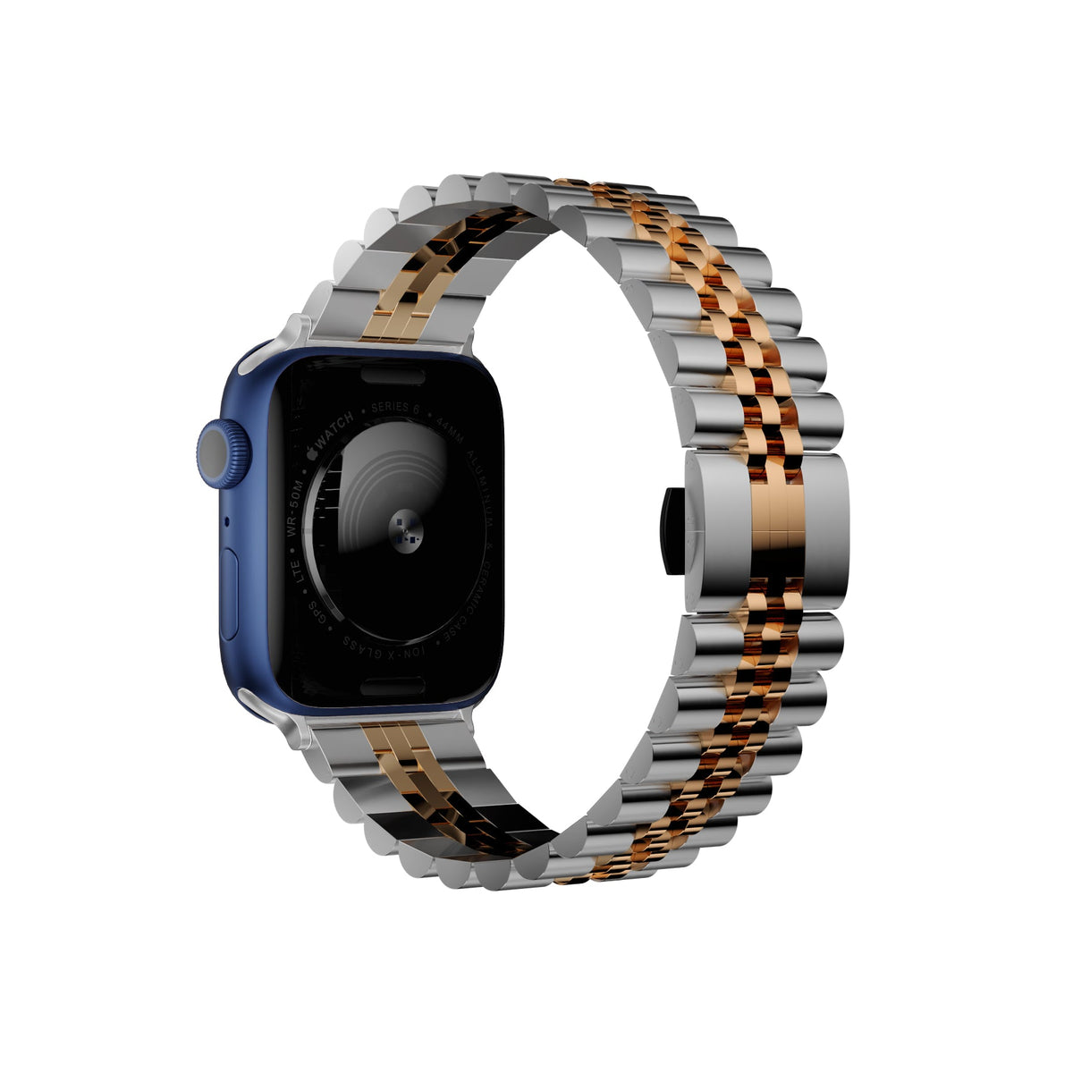 Apple Watch Uyumlu Olexi Çelik Loop Kordon Rosie  bikordon