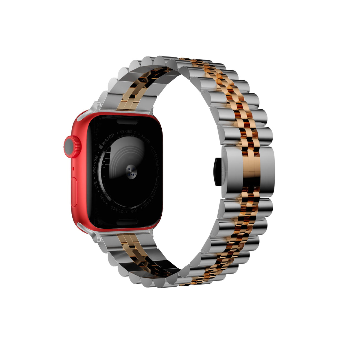 Apple Watch Uyumlu Olexi Çelik Loop Kordon Rosie  bikordon