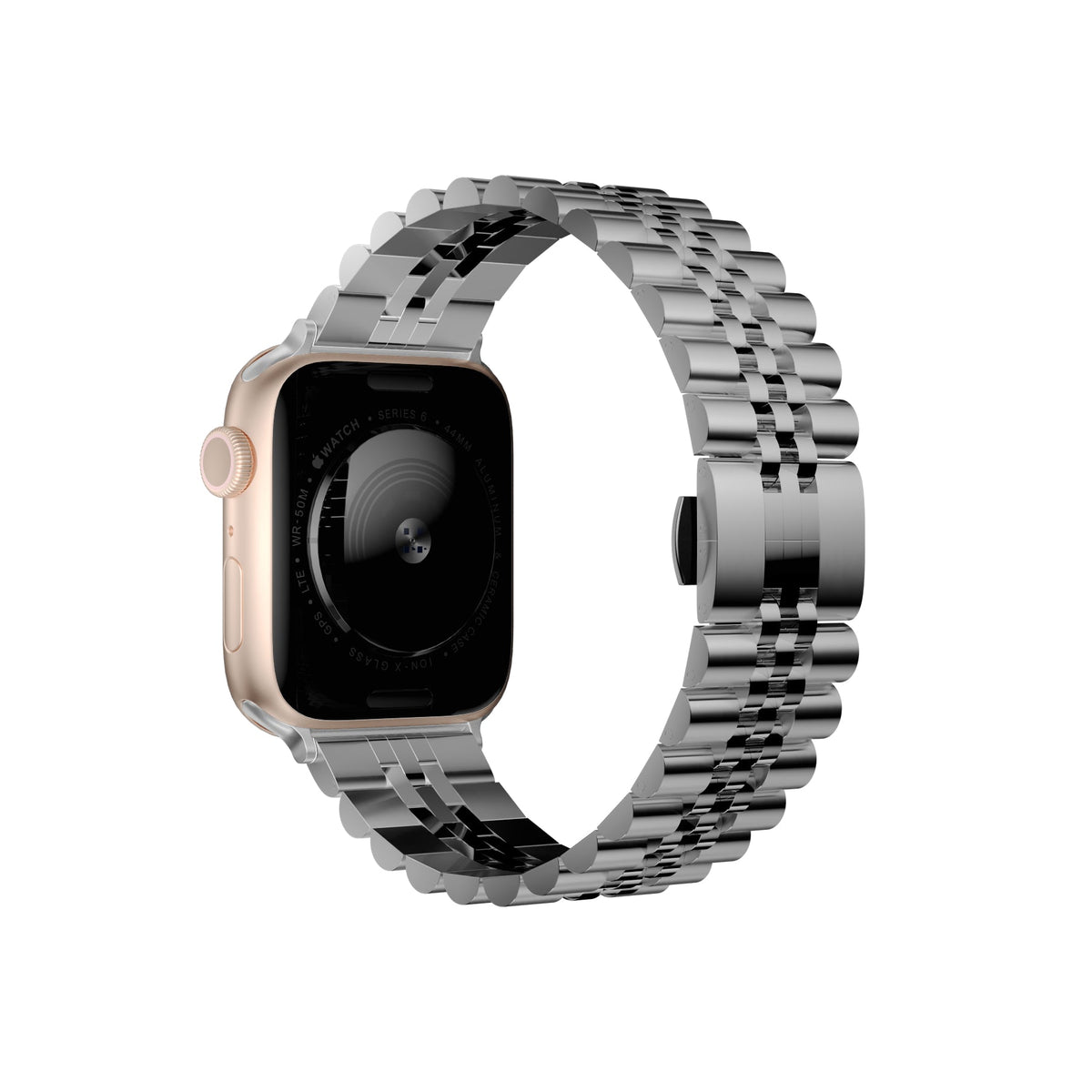 Apple Watch Uyumlu Olexi Çelik Loop Kordon Silver  bikordon