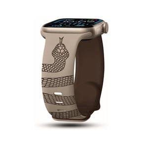 Apple Watch Uyumlu Ophion Silikon Spor Kordon Onyxium bikordon