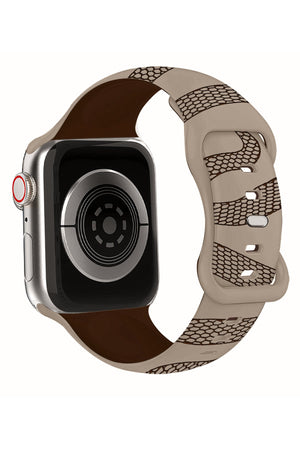 Apple Watch Uyumlu Ophion Silikon Spor Kordon Onyxium bikordon