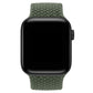 Apple Watch Uyumlu Örgü Loop Kordon Kamuflaj Yeşil  bikordon
