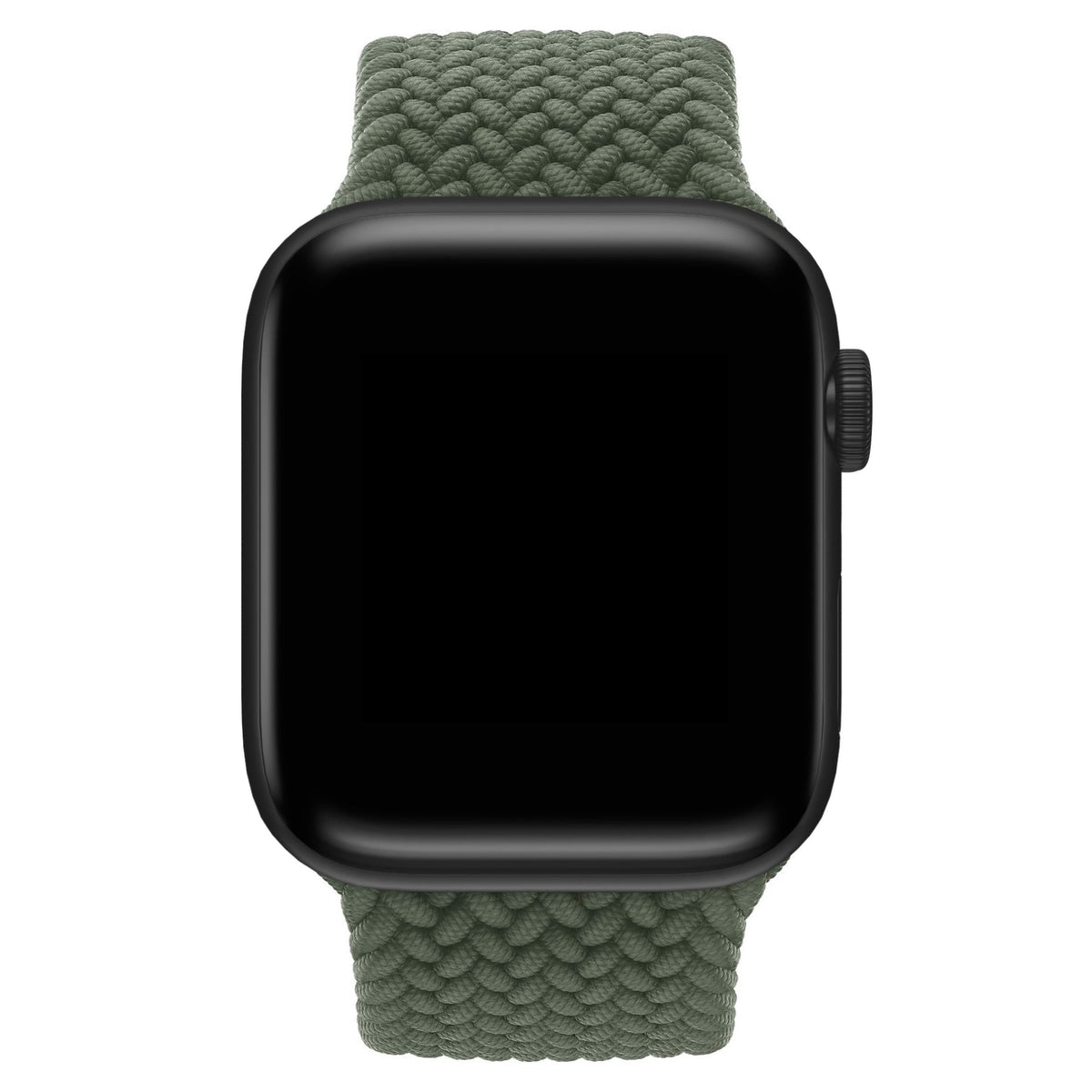 Apple Watch Uyumlu Örgü Loop Kordon Kamuflaj Yeşil  bikordon