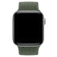 Apple Watch Uyumlu Örgü Loop Kordon Kamuflaj Yeşil  bikordon