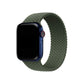 Apple Watch Uyumlu Örgü Loop Kordon Kamuflaj Yeşil  bikordon