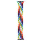 Apple Watch Uyumlu Örgü Loop Kordon Rainbow  bikordon