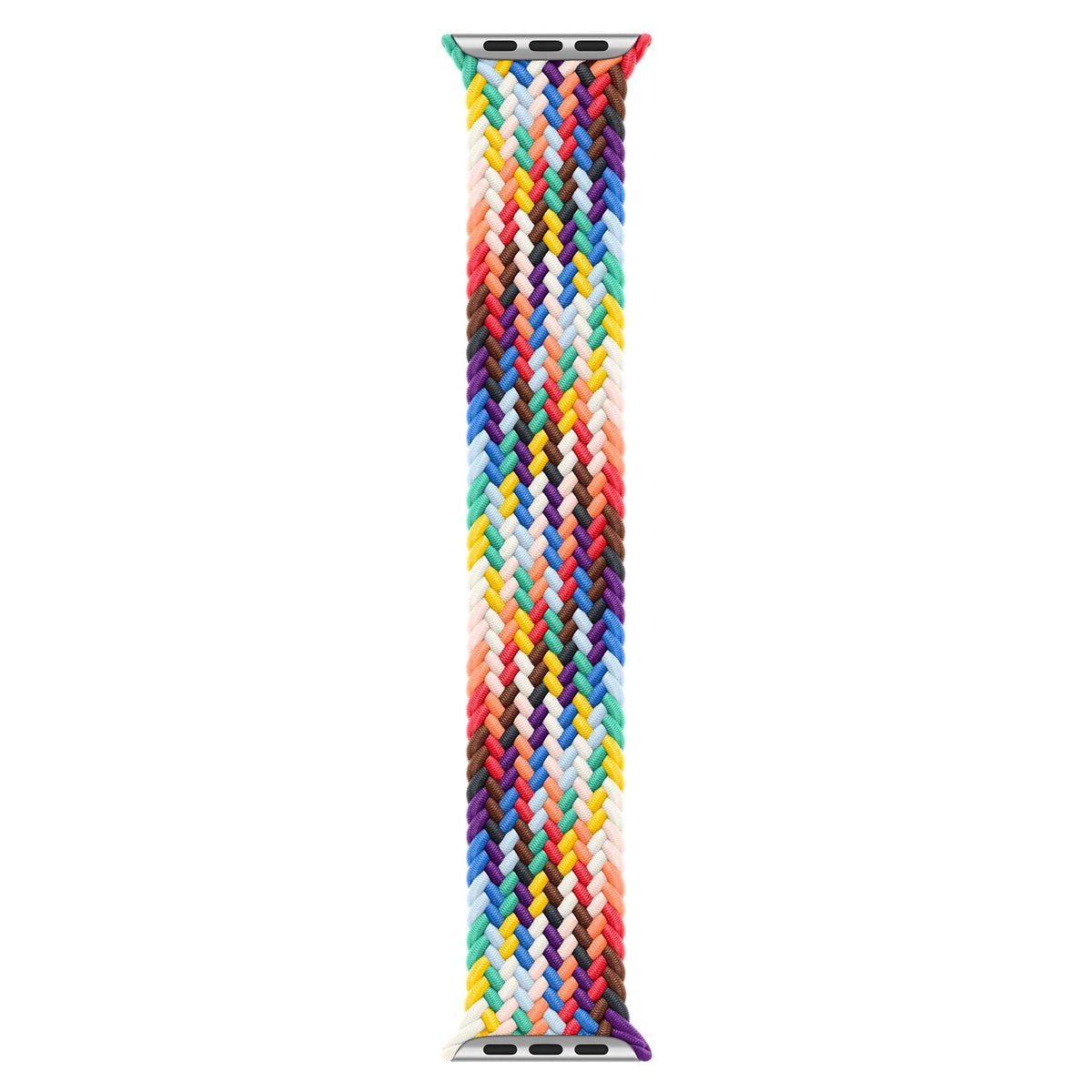 Apple Watch Uyumlu Örgü Loop Kordon Rainbow  bikordon