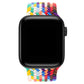 Apple Watch Uyumlu Örgü Loop Kordon Rainbow  bikordon