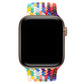 Apple Watch Uyumlu Örgü Loop Kordon Rainbow  bikordon