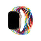 Apple Watch Uyumlu Örgü Loop Kordon Rainbow  bikordon