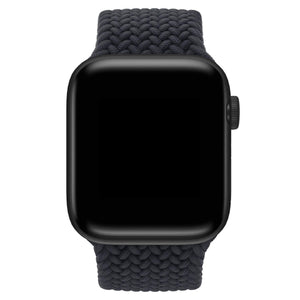 Apple Watch Uyumlu Örgü Loop Kordon Siyah  bikordon
