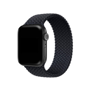 Apple Watch Uyumlu Örgü Loop Kordon Siyah  bikordon