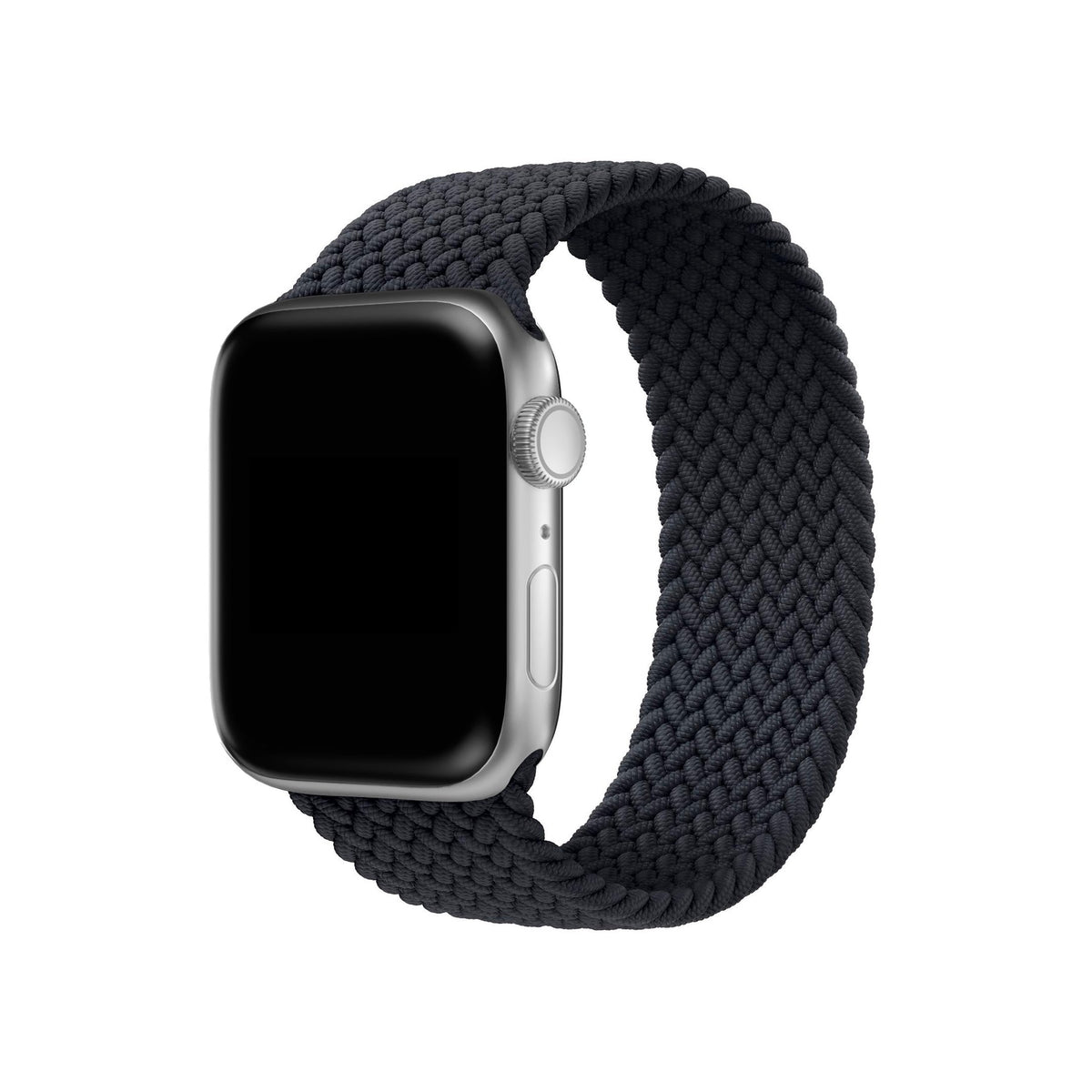 Apple Watch Uyumlu Örgü Loop Kordon Siyah  bikordon