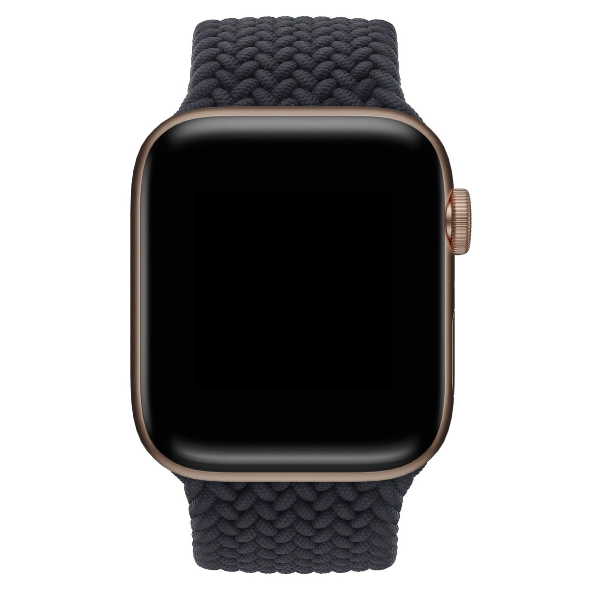 Apple Watch Uyumlu Örgü Loop Kordon Siyah  bikordon