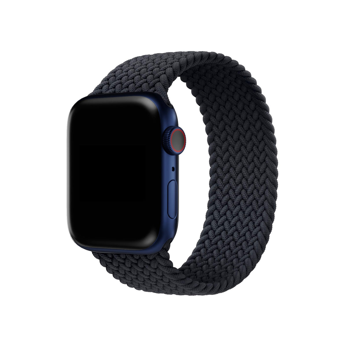 Apple Watch Uyumlu Örgü Loop Kordon Siyah  bikordon