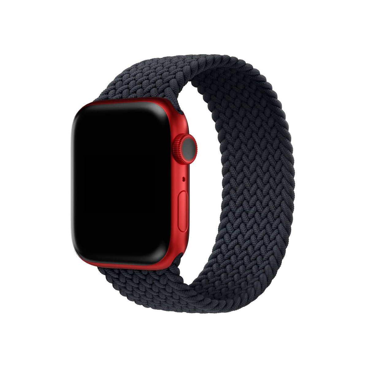 Apple Watch Uyumlu Örgü Loop Kordon Siyah  bikordon