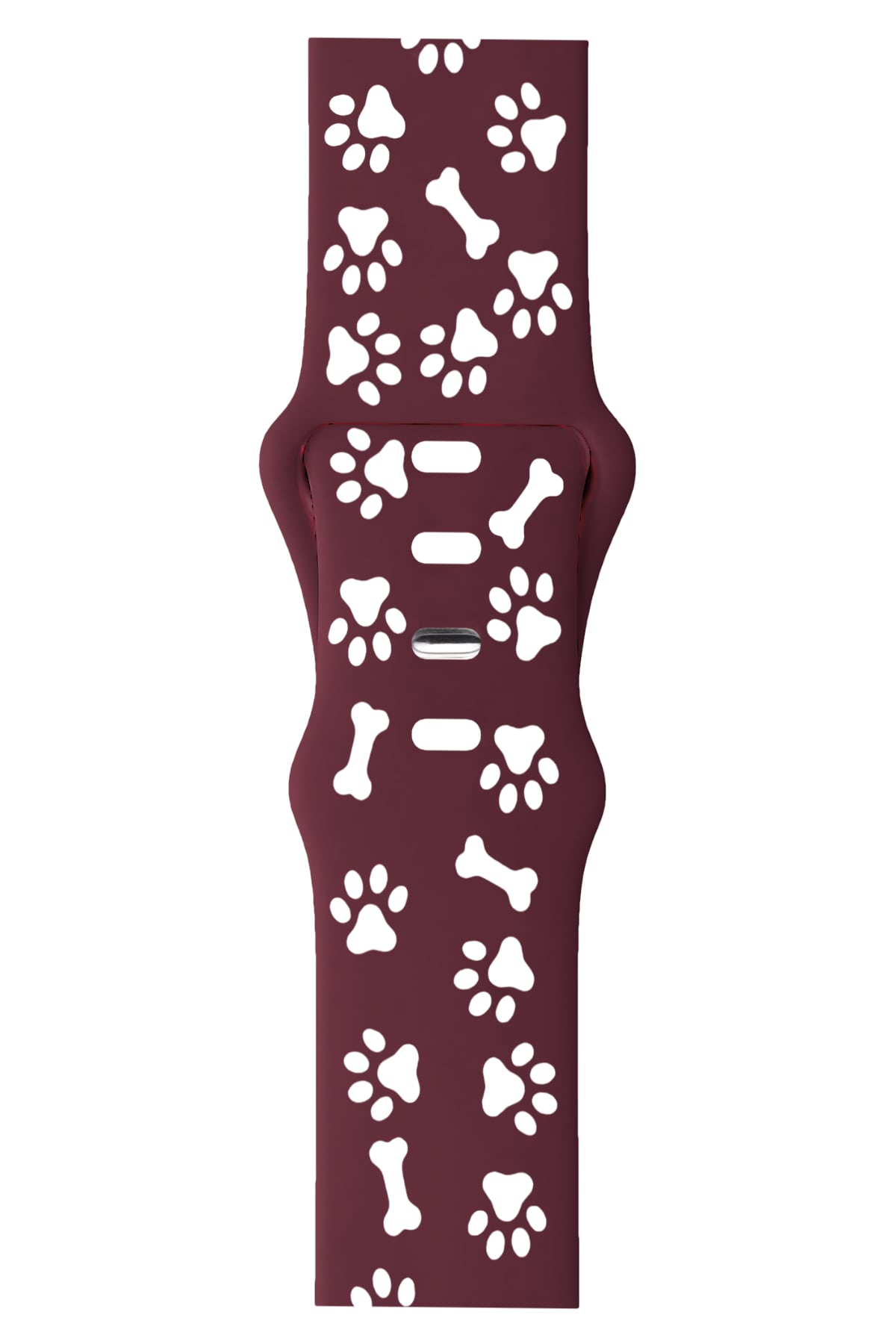 Apple Watch Uyumlu PatiMood Silikon Kordon BerryBark bikordon