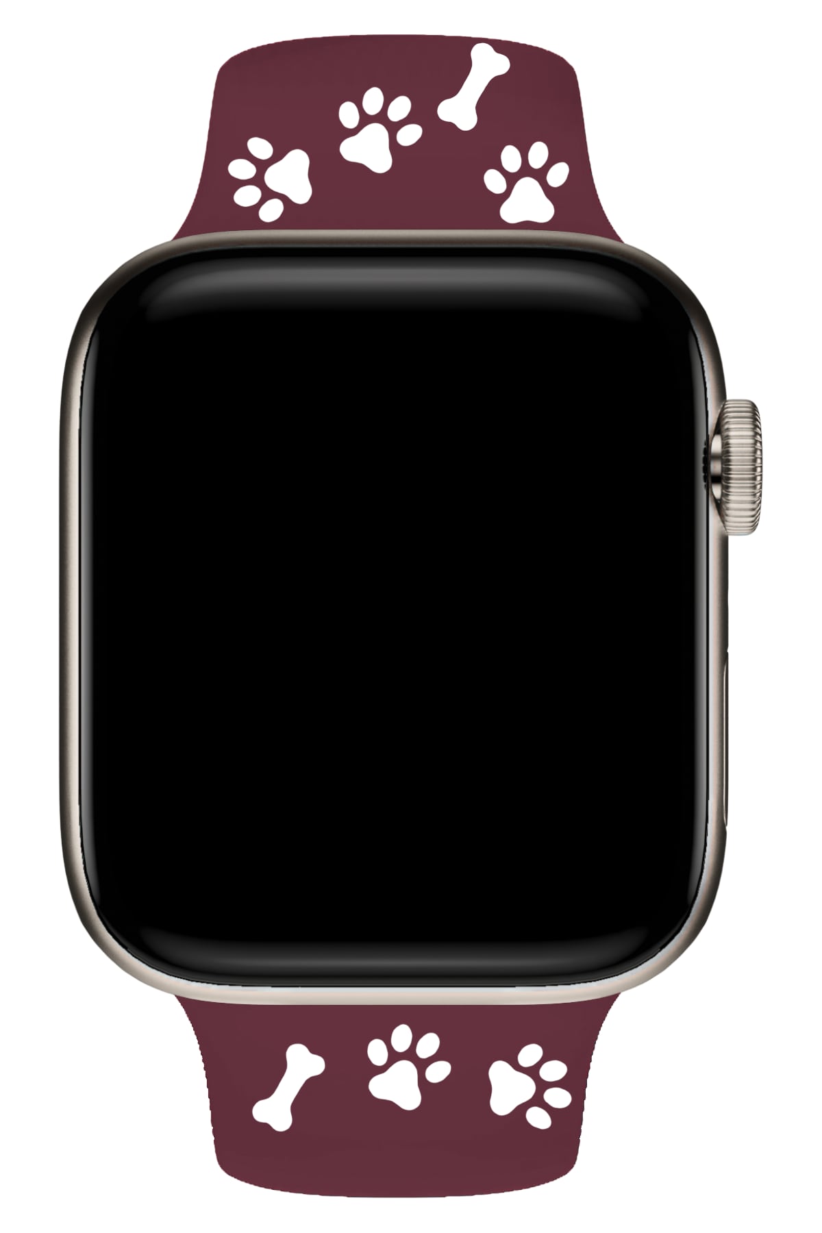 Apple Watch Uyumlu PatiMood Silikon Kordon BerryBark bikordon