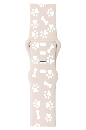 Apple Watch Uyumlu PatiMood Silikon Kordon Creamtail bikordon