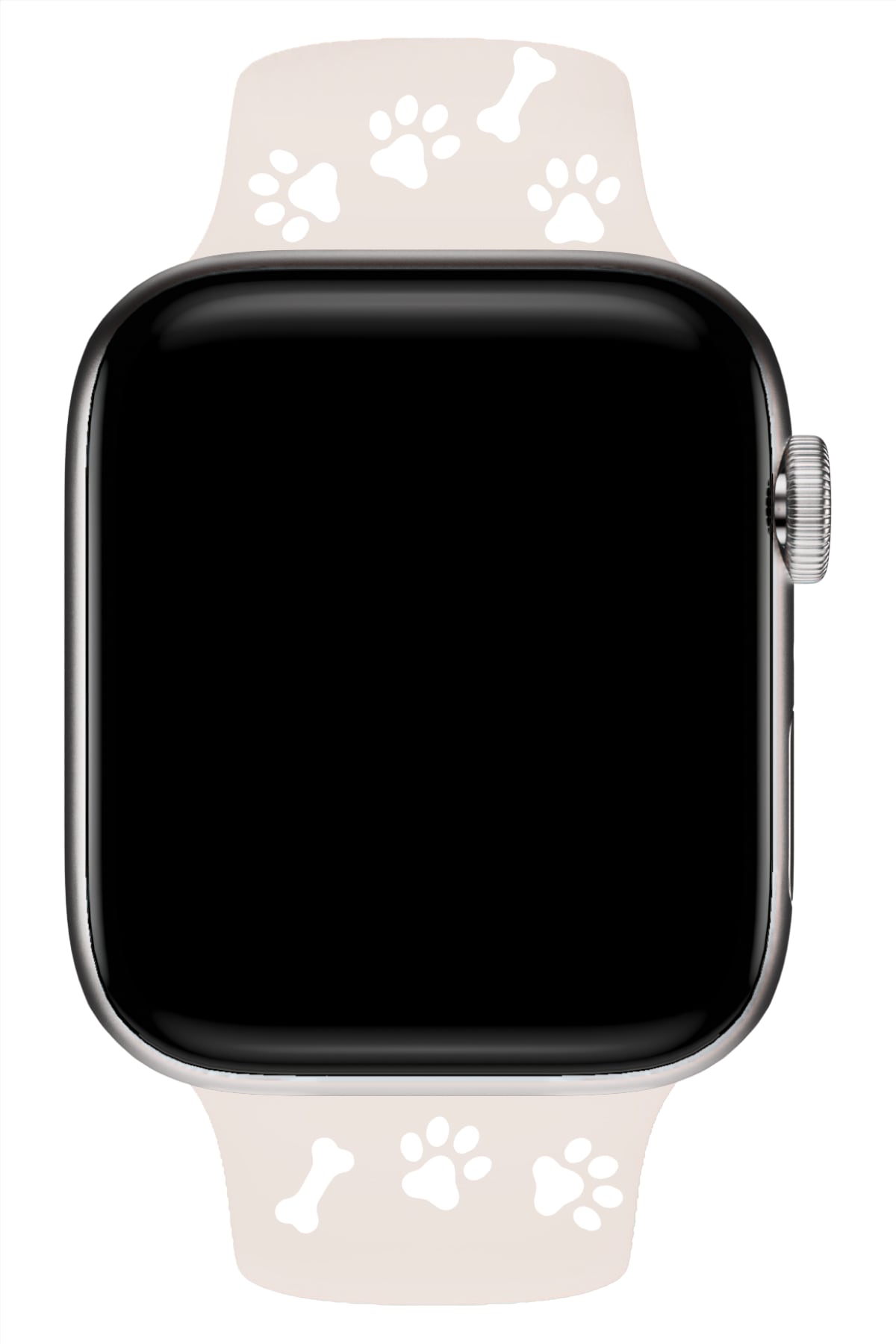 Apple Watch Uyumlu PatiMood Silikon Kordon Creamtail bikordon