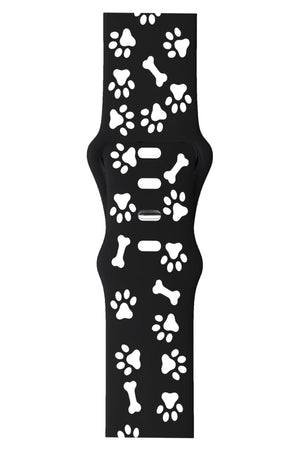 Apple Watch Uyumlu PatiMood Silikon Kordon Darkhound bikordon