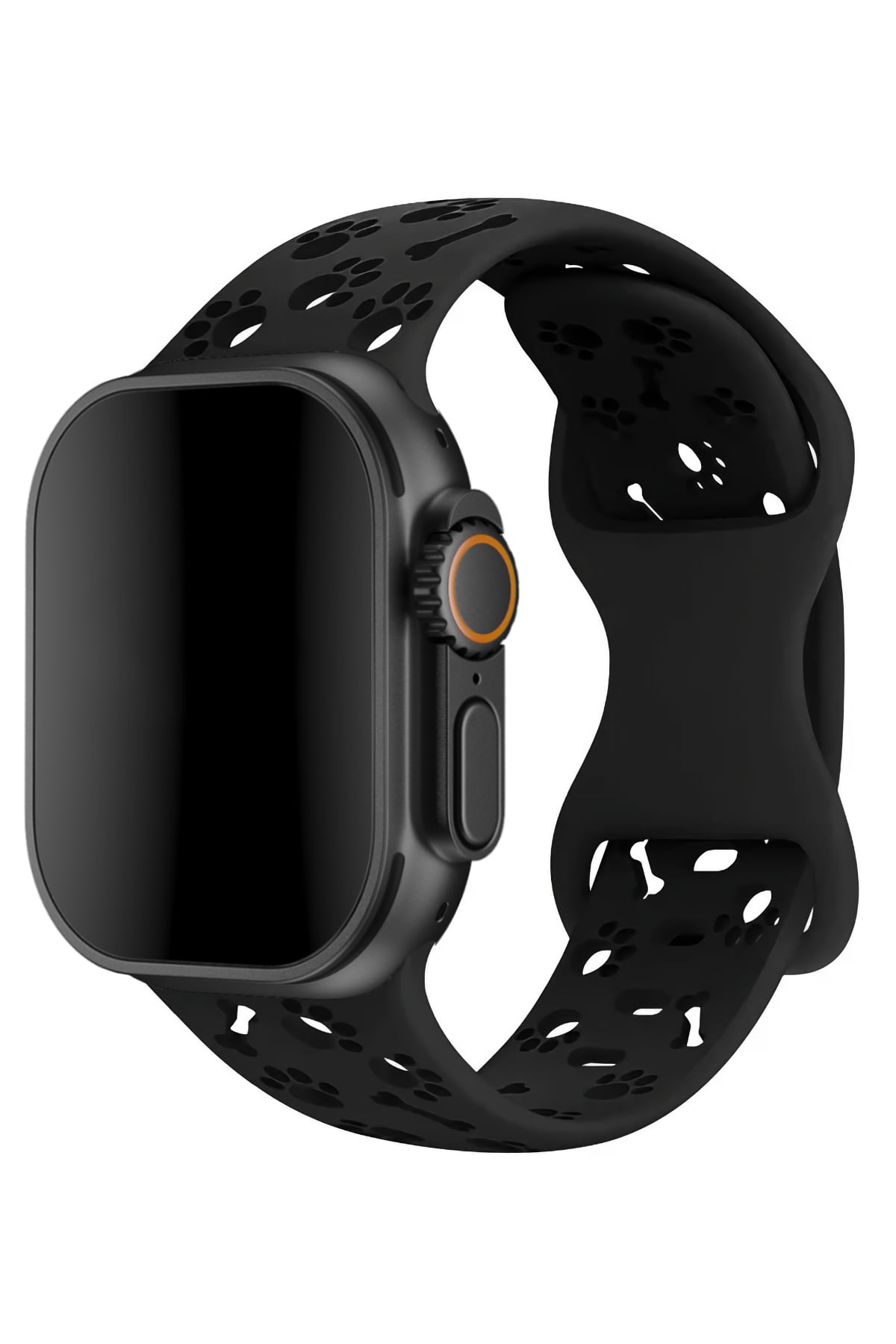 Apple Watch Uyumlu PatiMood Silikon Kordon Darkhound bikordon