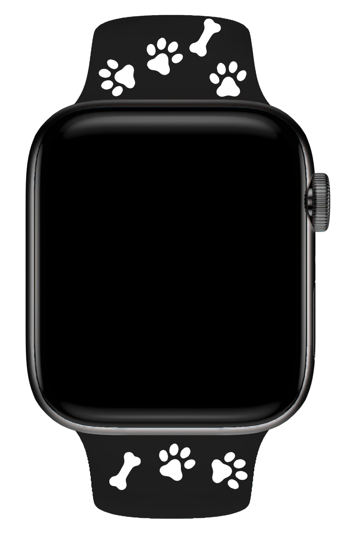 Apple Watch Uyumlu PatiMood Silikon Kordon Darkhound bikordon
