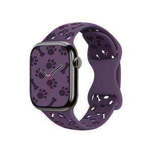 Apple Watch Uyumlu PatiMood Silikon Kordon Mystibone bikordon