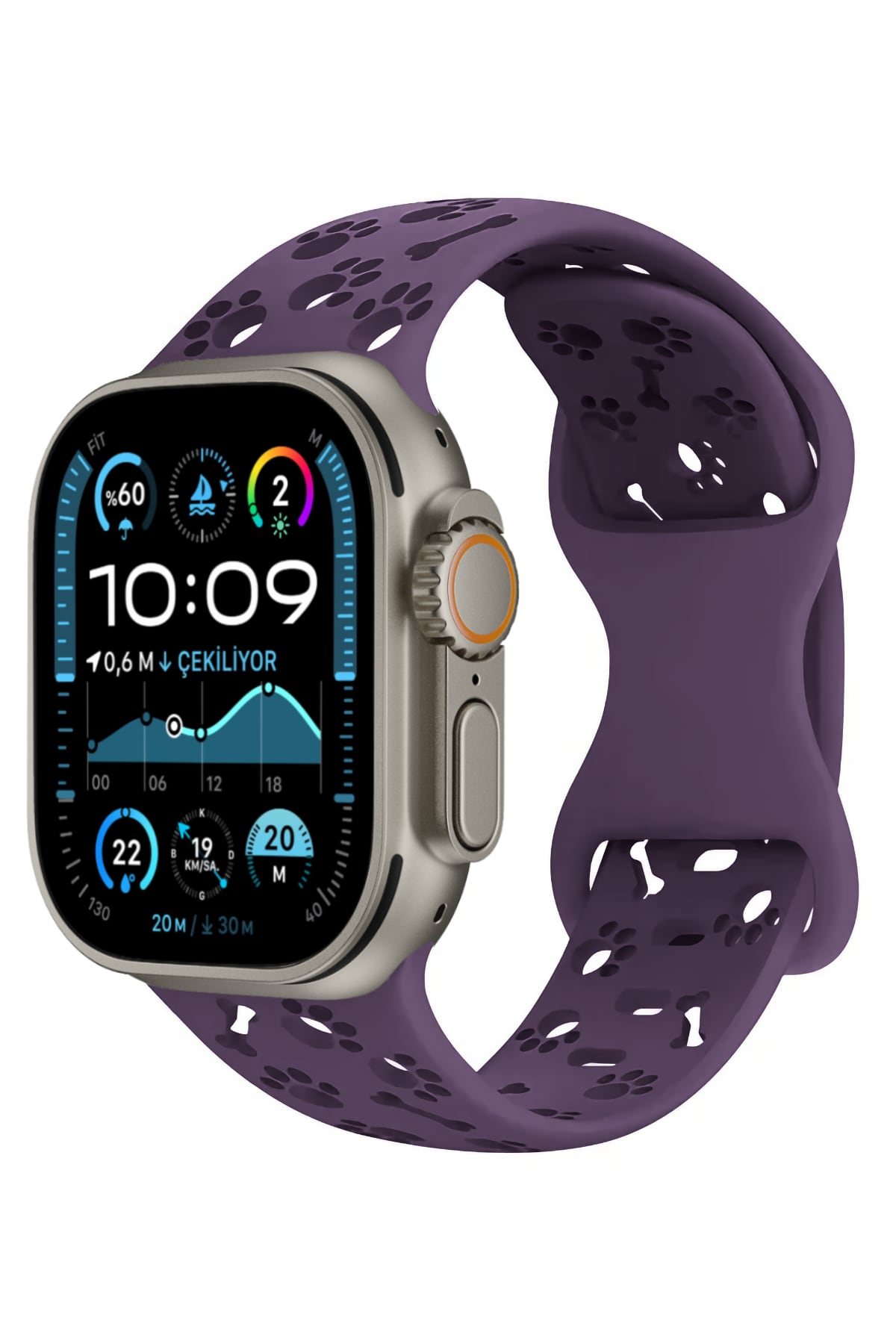 Apple Watch Uyumlu PatiMood Silikon Kordon Mystibone bikordon