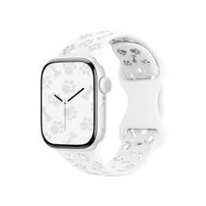 Apple Watch Uyumlu PatiMood Silikon Kordon Snowloop bikordon