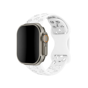 Apple Watch Uyumlu PatiMood Silikon Kordon Snowloop bikordon