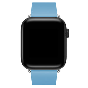 Apple Watch Uyumlu Radius Deri Loop Kordon Cyan  bikordon