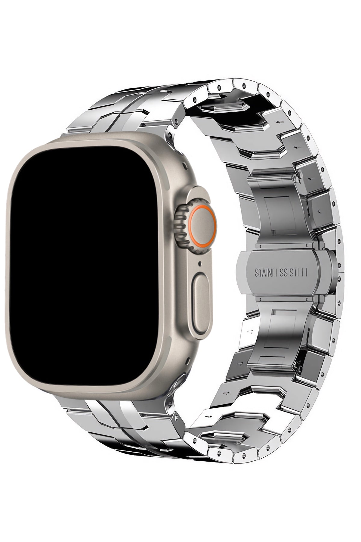 Apple Watch Uyumlu Celik Riot Loop Kordon Timberwolf  bikordon