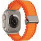 Apple Watch Uyumlu Round Pipe Kordon Amber Glow bikordon