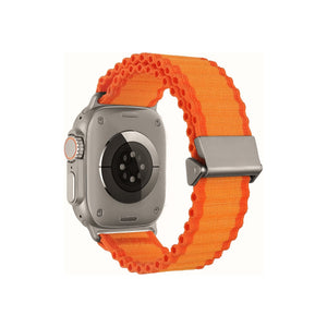 Apple Watch Uyumlu Round Pipe Kordon Amber Glow bikordon