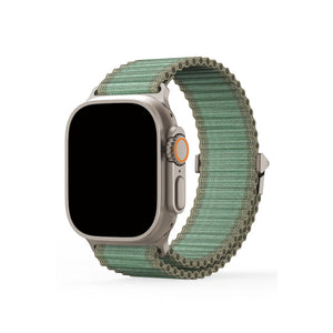 Apple Watch Uyumlu Round Pipe Kordon Emerald Mist bikordon