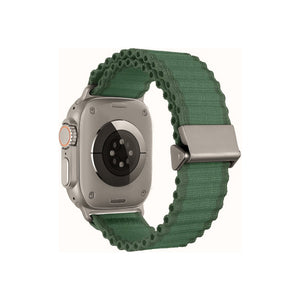 Apple Watch Uyumlu Round Pipe Kordon Emerald Mist bikordon