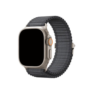Apple Watch Uyumlu Round Pipe Kordon Obsidian Frost bikordon