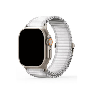 Apple Watch Uyumlu Round Pipe Kordon Snow Pearl bikordon